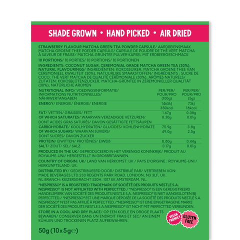Strawberry Matcha Nespresso® Compatible Pods