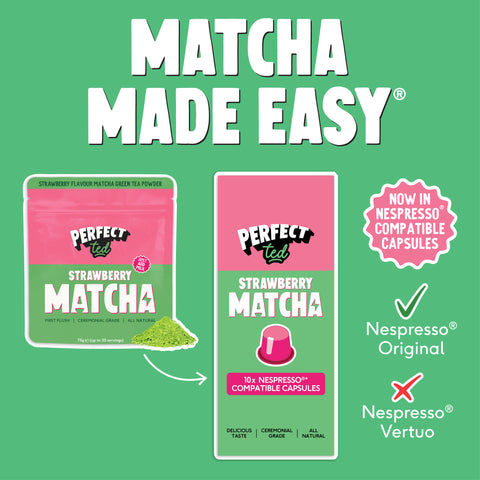 Strawberry Matcha Nespresso® Compatible Pods