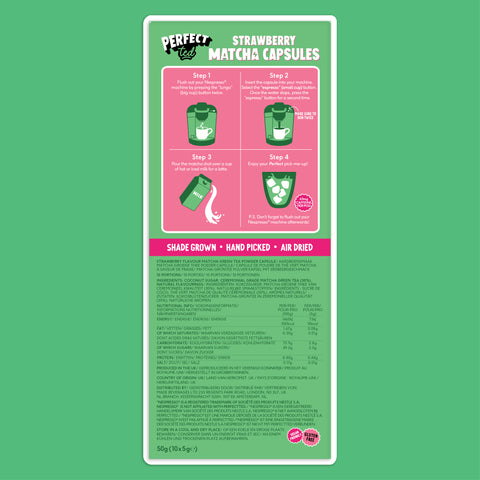 Strawberry Matcha Nespresso® Compatible Pods