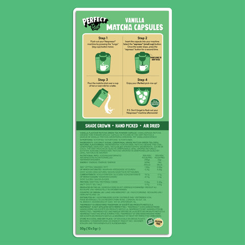 Vanilla Matcha Nespresso® Compatible Pods