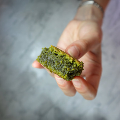 matcha blondies recipe (vg) - PerfectTed