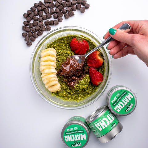 matcha dark chocolate baked oats (vg) - PerfectTed