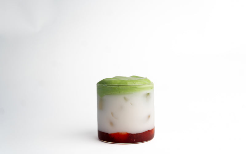 iced strawberry matcha cloud latte recipe