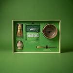 brown matcha set