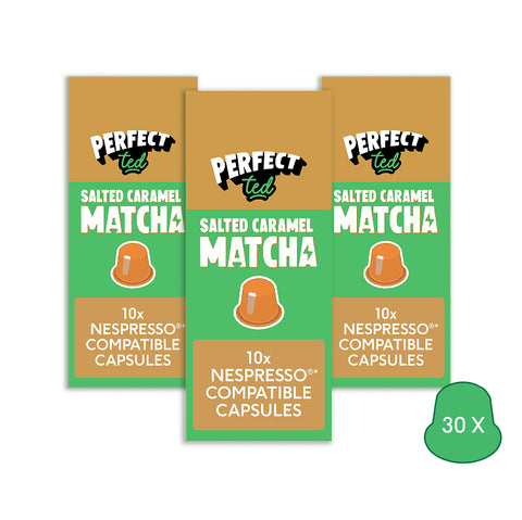 Salted Caramel Matcha Nespresso® Compatible Pods