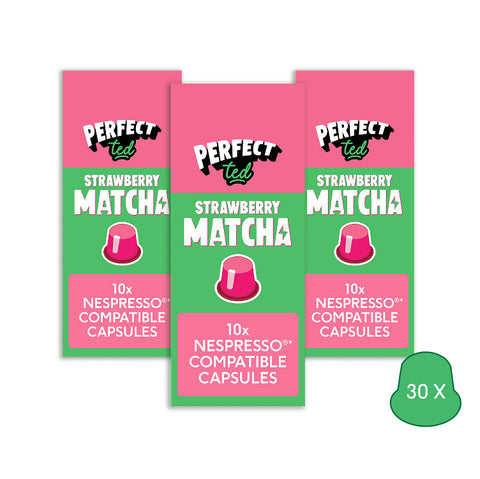 Strawberry Matcha Nespresso® Compatible Pods
