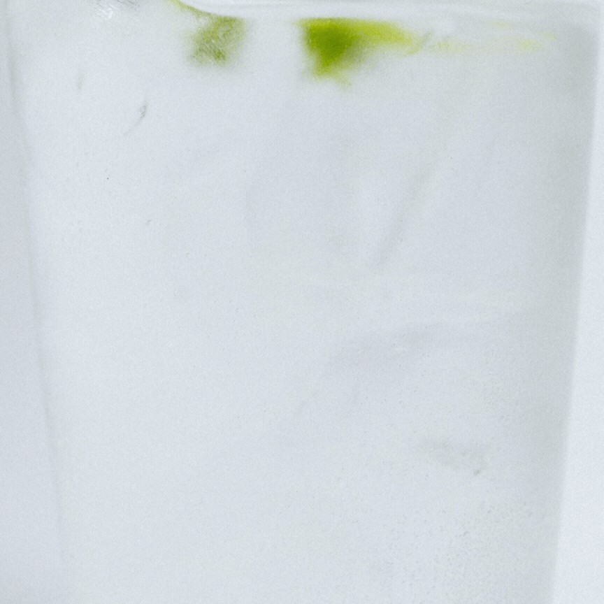 a close up of a glass
