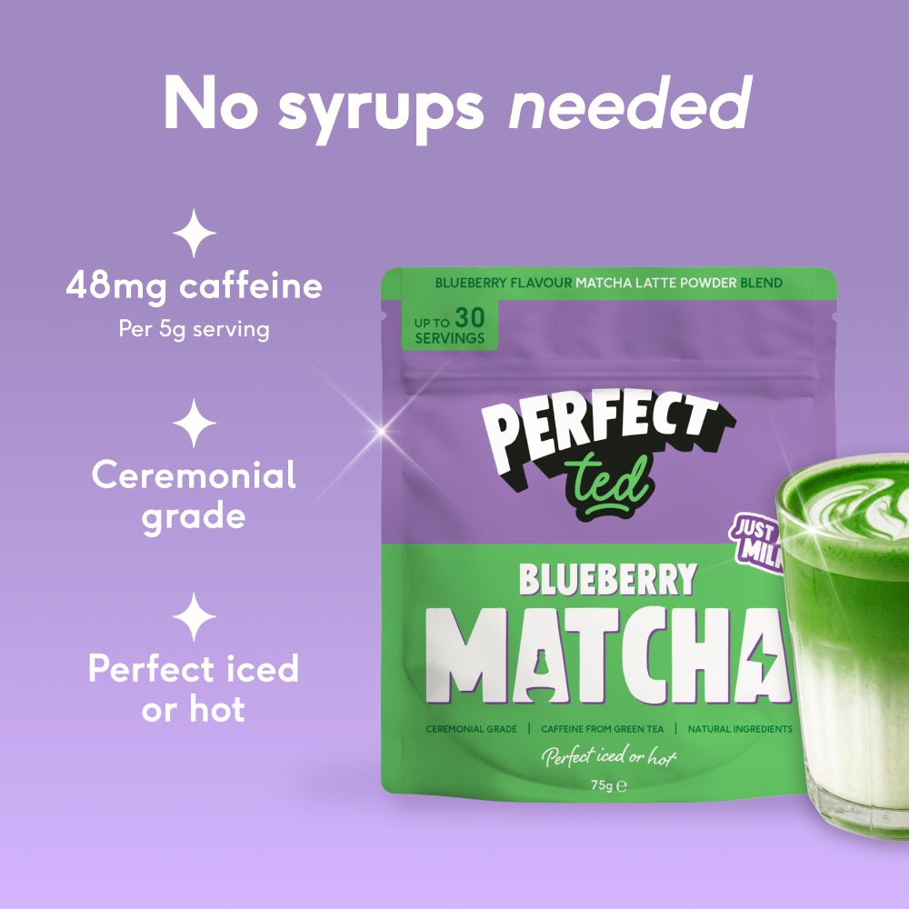 blueberry matcha powder - PerfectTed - Matcha Powder