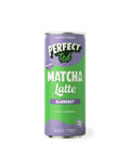 blueberry oat matcha latte - PerfectTed - Matcha Latte