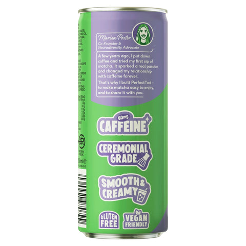 blueberry oat matcha latte - PerfectTed - Matcha Latte