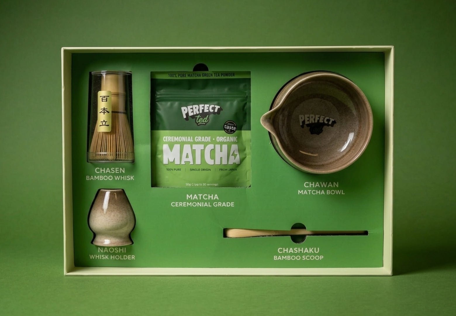 build your own perfect ted matcha set - brown - PerfectTed - 