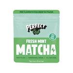 fresh mint matcha powder