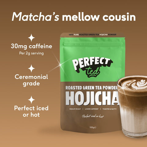 hojicha powder - PerfectTed -