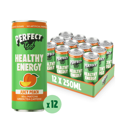 juicy peach healthy energy - PerfectTed - Energy Drinks