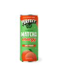 juicy peach matcha energy drink - PerfectTed -