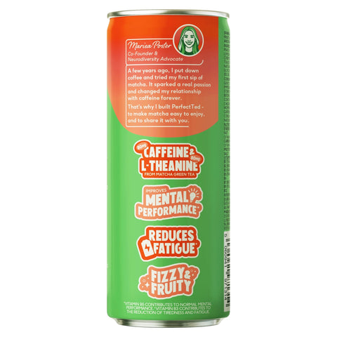 juicy peach matcha energy drink - PerfectTed - unlisted