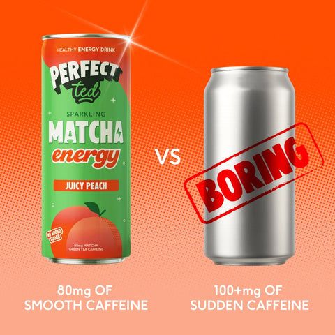 juicy peach matcha energy drink - PerfectTed - unlisted