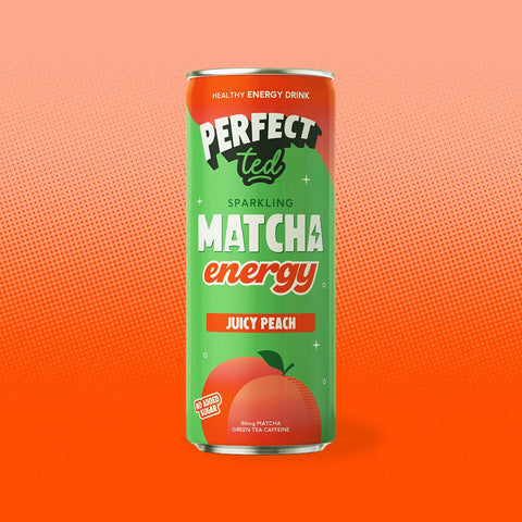 juicy peach matcha energy drink - PerfectTed - unlisted