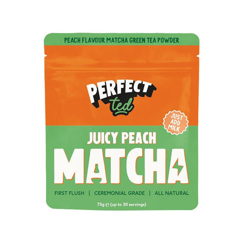 juicy peach matcha powder - PerfectTed - Matcha Powder