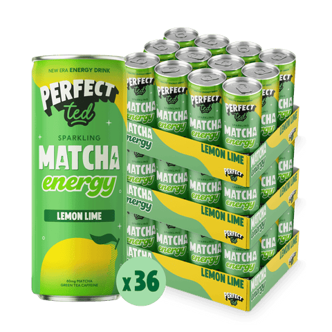 lemon lime matcha energy drink - PerfectTed -