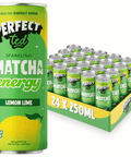 lemon lime matcha energy drink - PerfectTed -