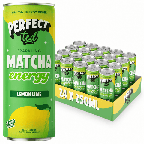 lemon lime matcha energy drink - PerfectTed -