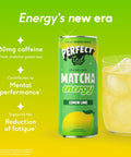 lemon lime matcha energy drink - PerfectTed -