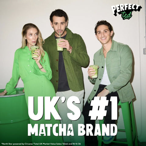 lemon lime matcha energy drink - PerfectTed -