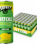 lemon lime matcha energy drink - PerfectTed -