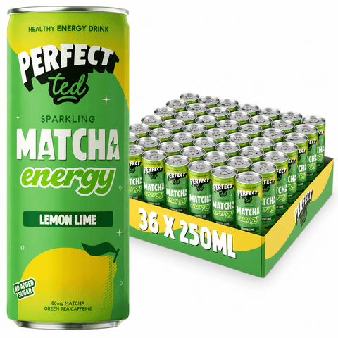 lemon lime matcha energy drink - PerfectTed -