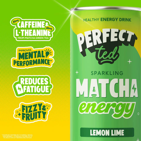 lemon lime matcha energy drink - PerfectTed - unlisted