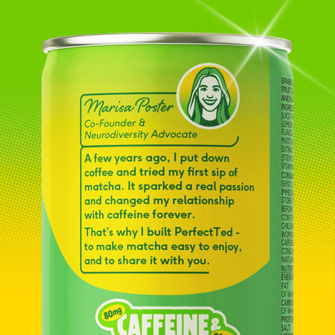 lemon lime matcha energy drink - PerfectTed - unlisted