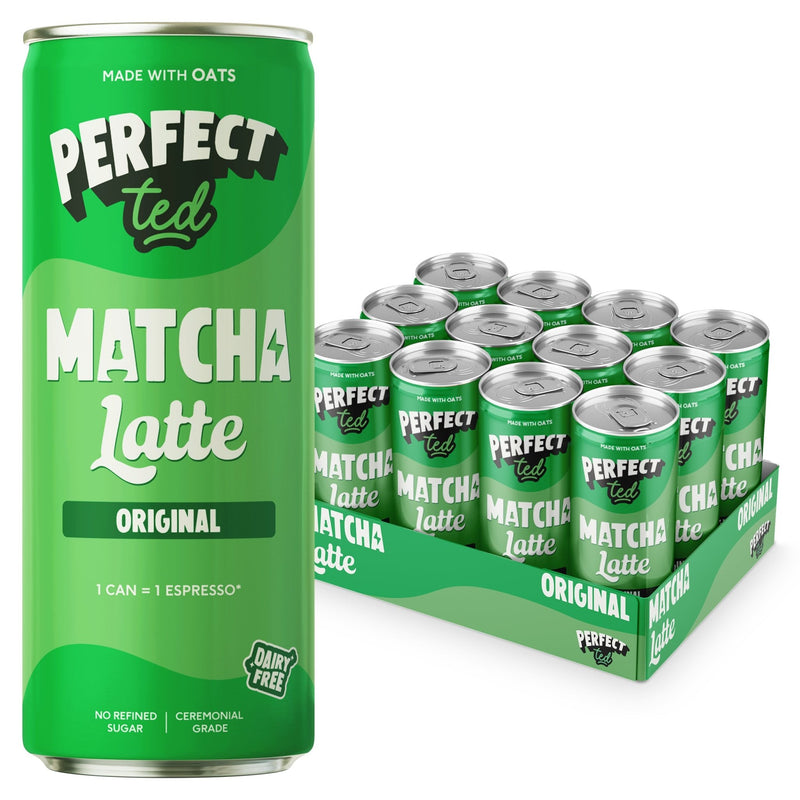 Vanille-Hafer-Matcha-Latte