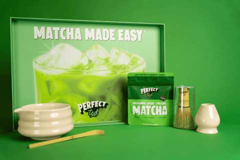 perfect ted butter yellow matcha set - PerfectTed -