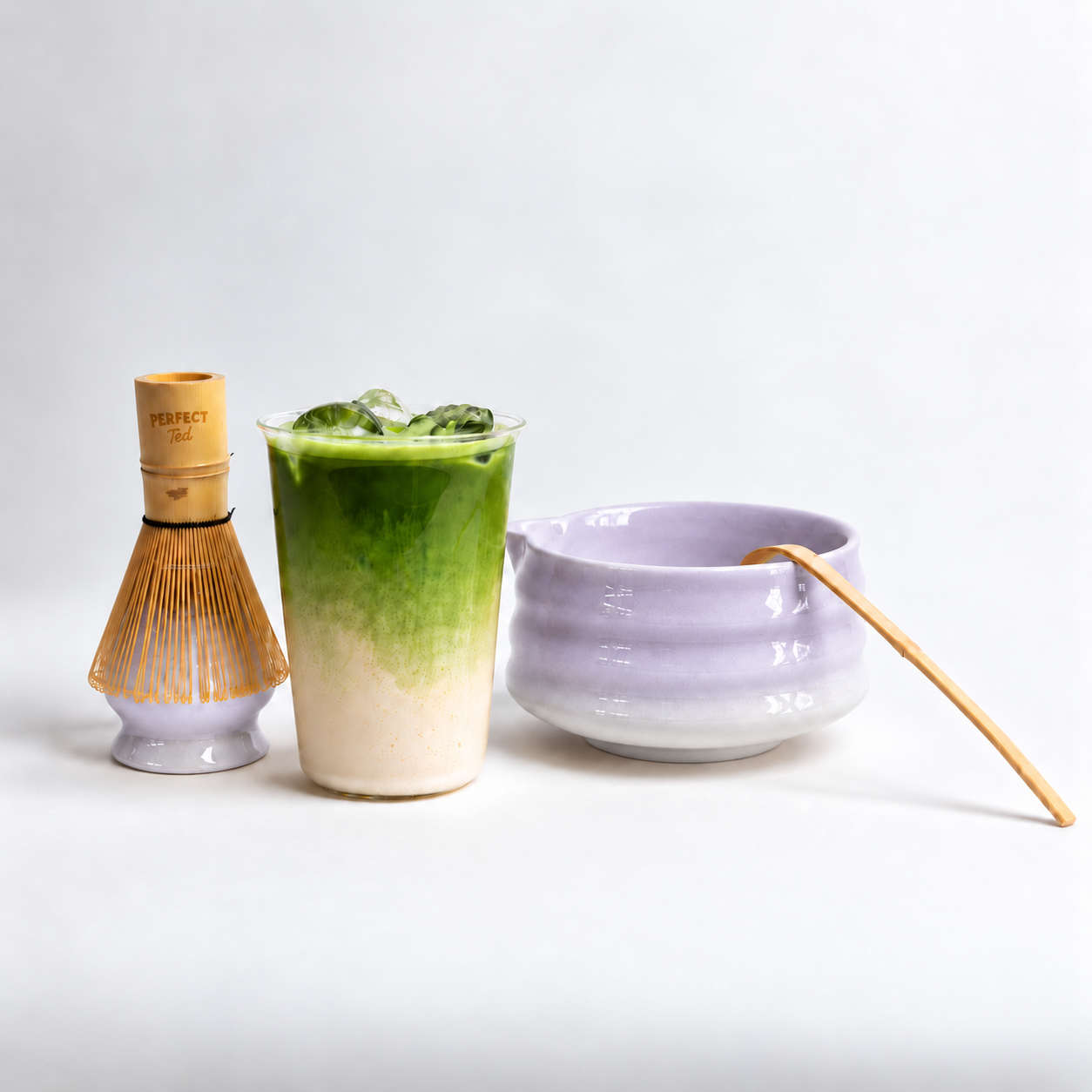 perfect ted purple matcha set