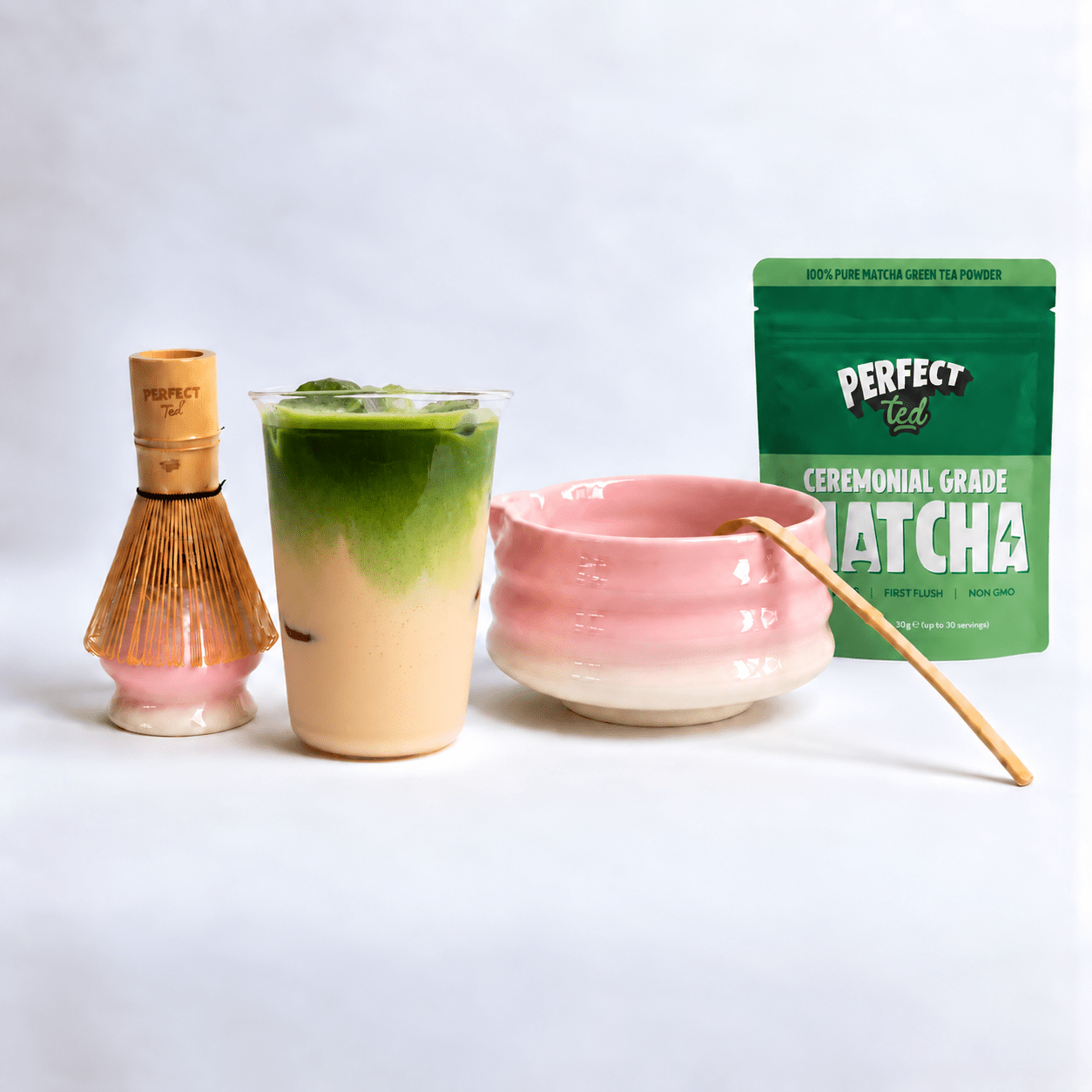 perfect ted pink matcha set - PerfectTed -