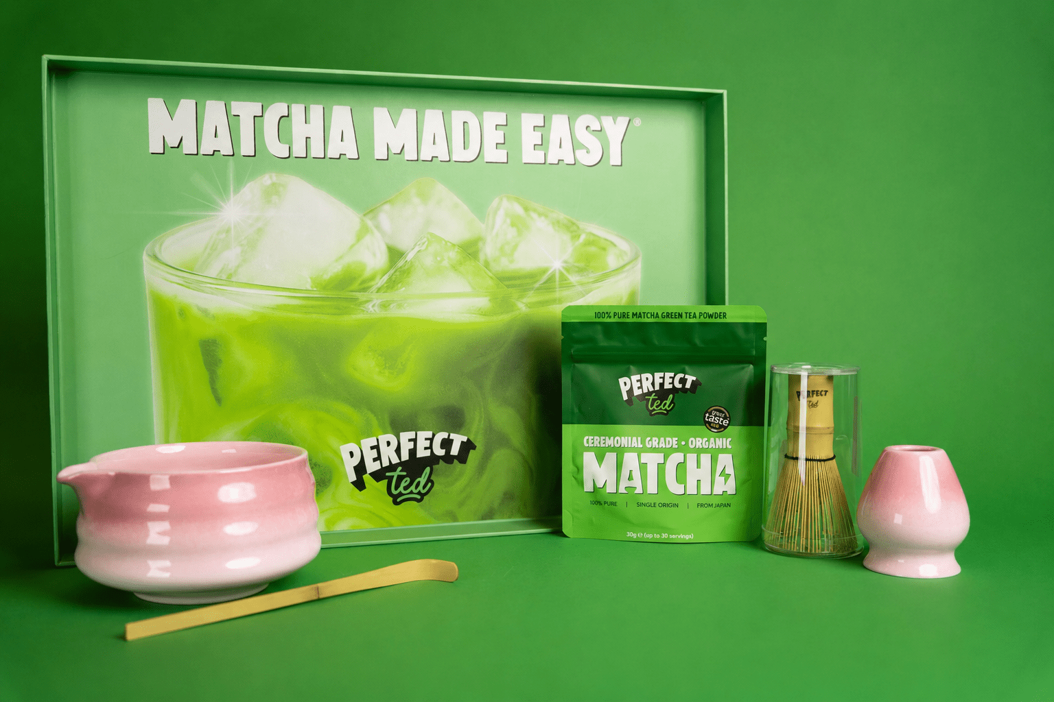 perfect ted pink matcha set - PerfectTed -