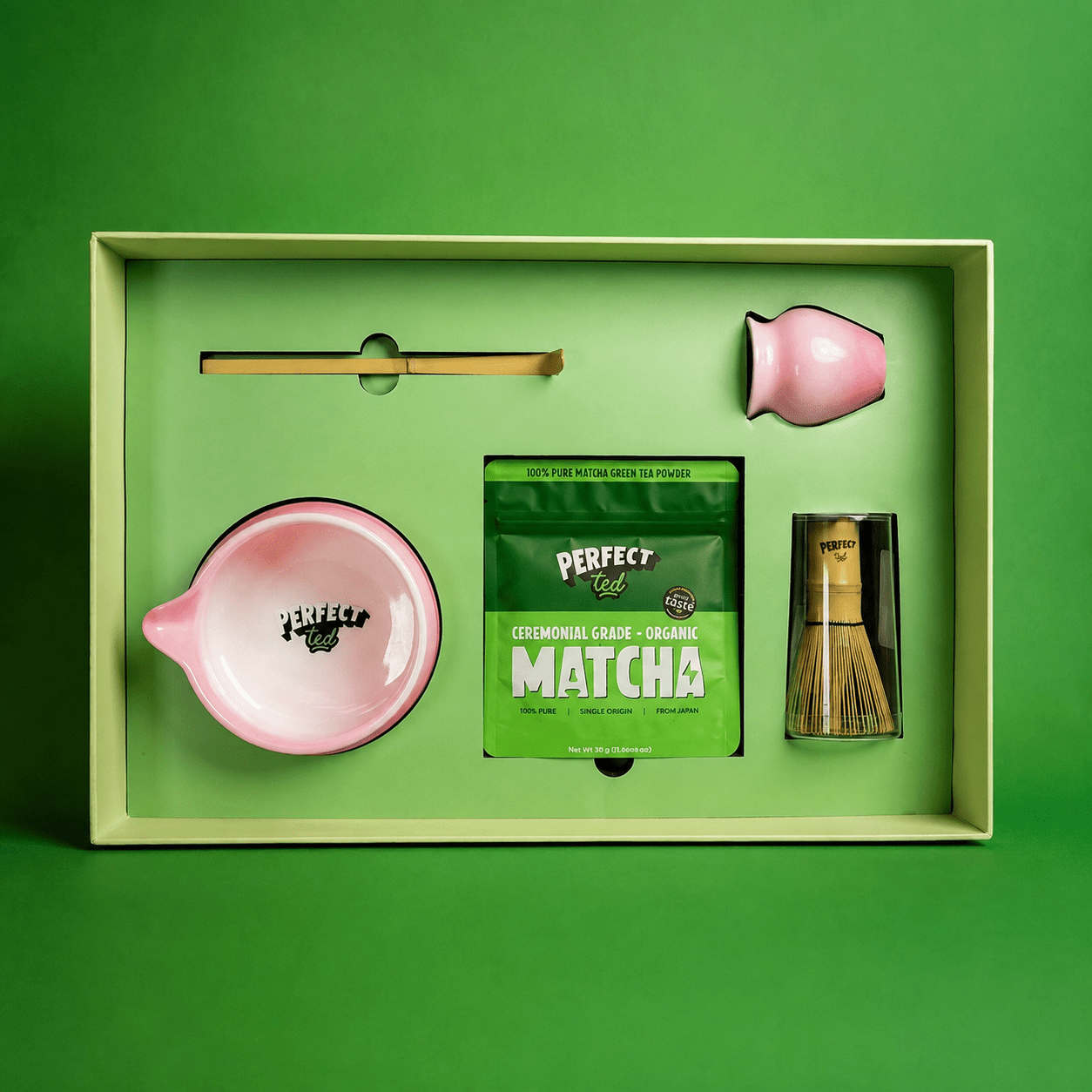 perfect ted pink matcha set - PerfectTed -