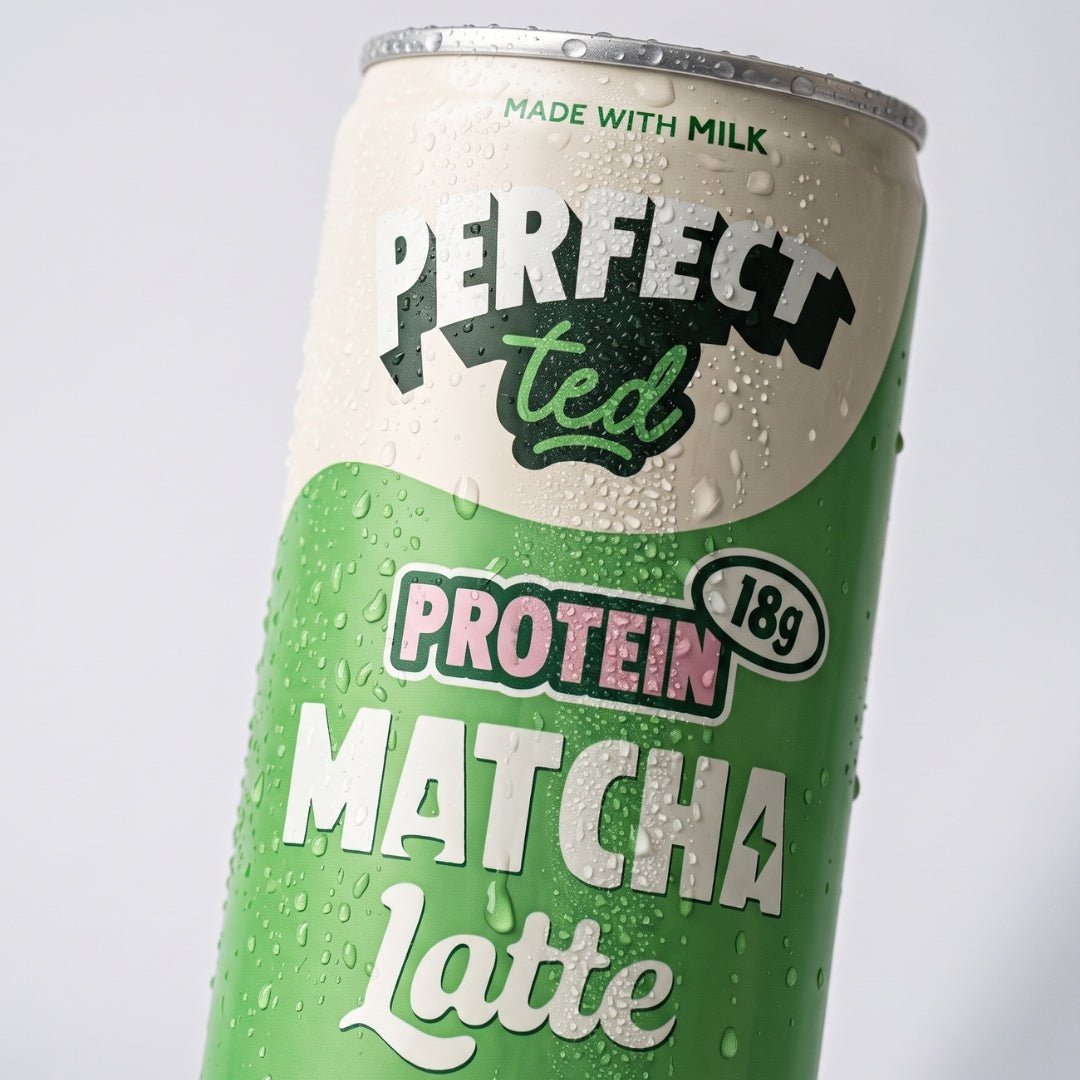 protein matcha latte - white chocolate - PerfectTed - Matcha Latte