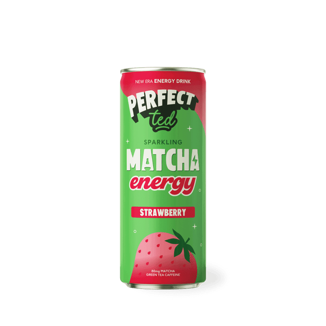 strawberry matcha energy drink - PerfectTed -