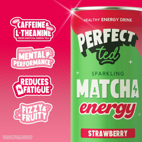 strawberry matcha energy drink - PerfectTed - unlisted