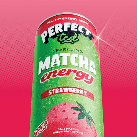 strawberry matcha energy drink - PerfectTed - unlisted