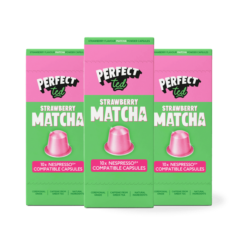 Erdbeer-Matcha-Kapseln (Nespresso®-kompatibel)