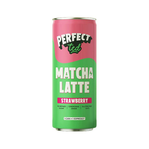 Strawberry Oat Matcha Latte - PerfectTed - Matcha Latte