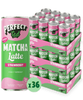 strawberry oat matcha latte - PerfectTed - Matcha Latte