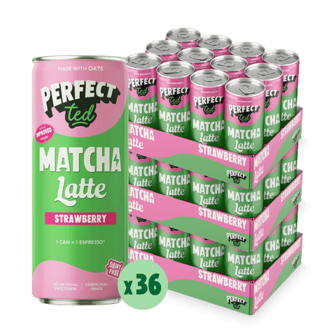 strawberry oat matcha latte - PerfectTed - Matcha Latte