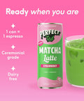 strawberry oat matcha latte - PerfectTed - Matcha Latte