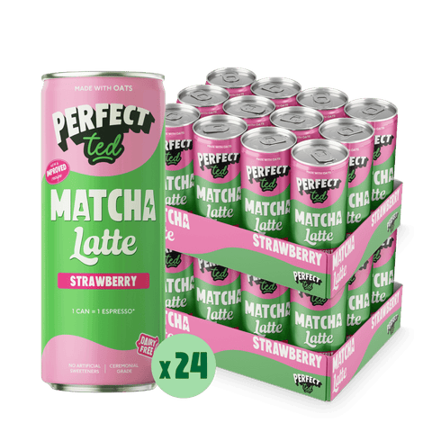 strawberry oat matcha latte - PerfectTed - Matcha Latte