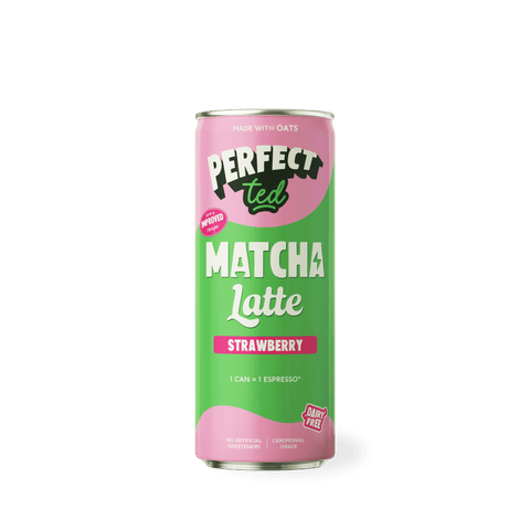 strawberry oat matcha latte - PerfectTed - Matcha Latte
