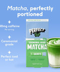 sweetened ceremonial grade matcha sachets - PerfectTed -